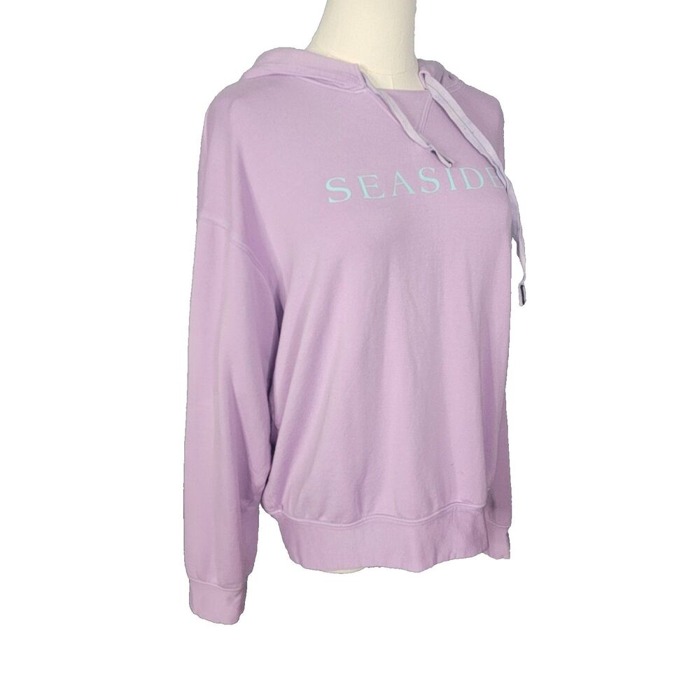 Stateside Sweatshirt Med Lavender SEASIDE Hoodie Women’s USA Soft Fleece - Picture 8 of 16
